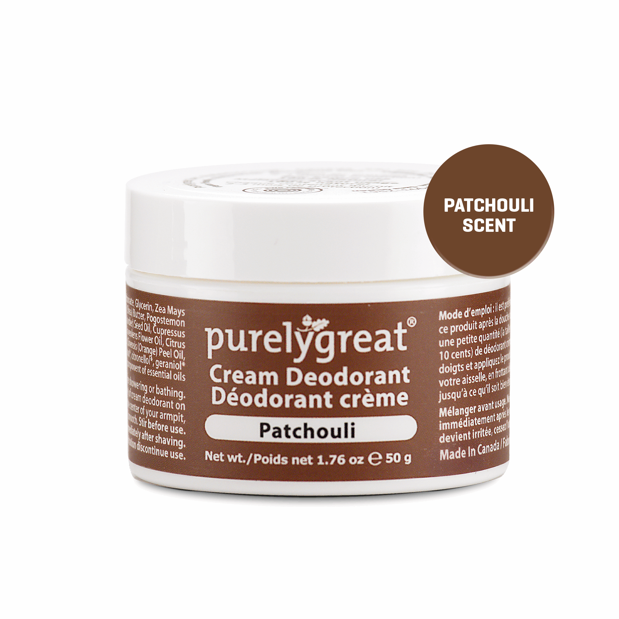 Patchouli Cream Deodorant