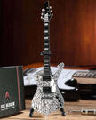 KISS® Paul Stanley Cracked Mirror Iceman Miniature Guitar Model