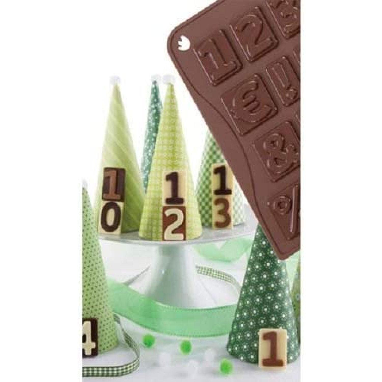 Pavoni - Numbers Chocolate Mould