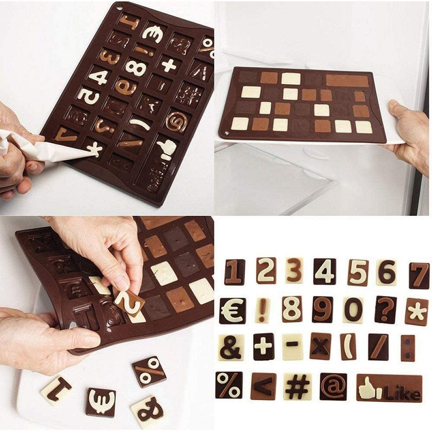 Pavoni - Numbers Chocolate Mould