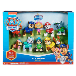 Paw Patrol - 10Pc Figure Gift Pack