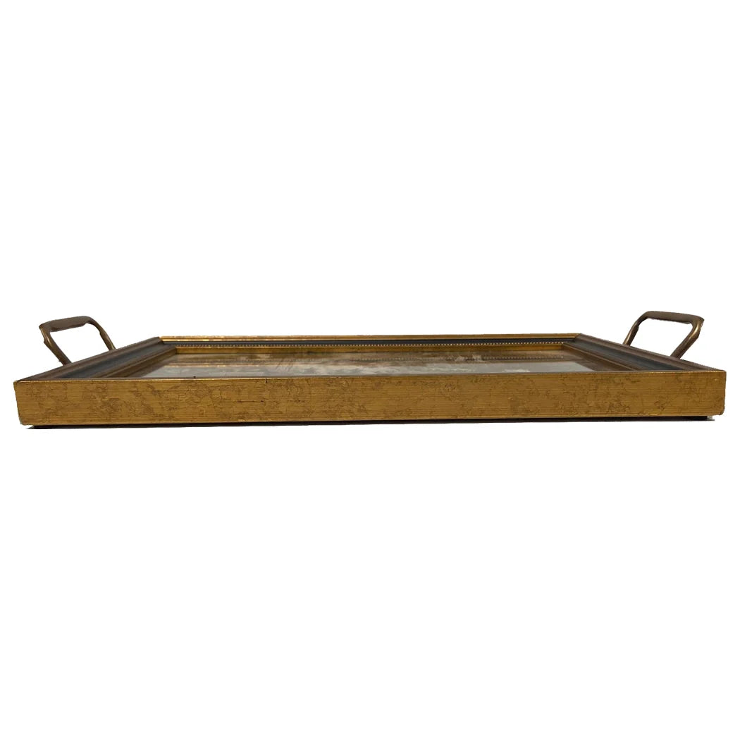 Peacock Elegance Decorative Tray