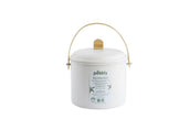 Pebbly - Bac à compost avec filtre au charbon de bois, crème, 7L/7Q