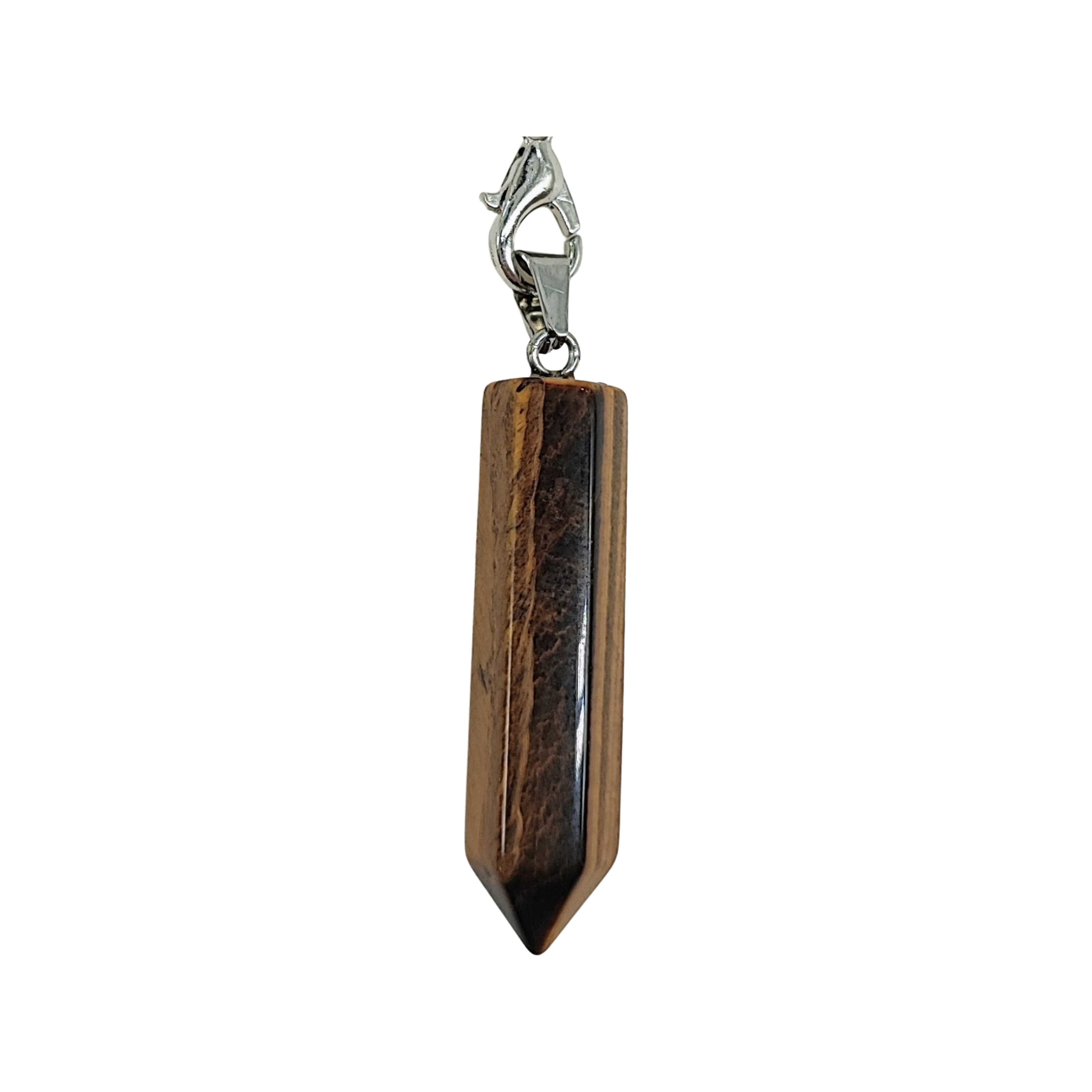 Pendulum -Tiger Eye -Pointed