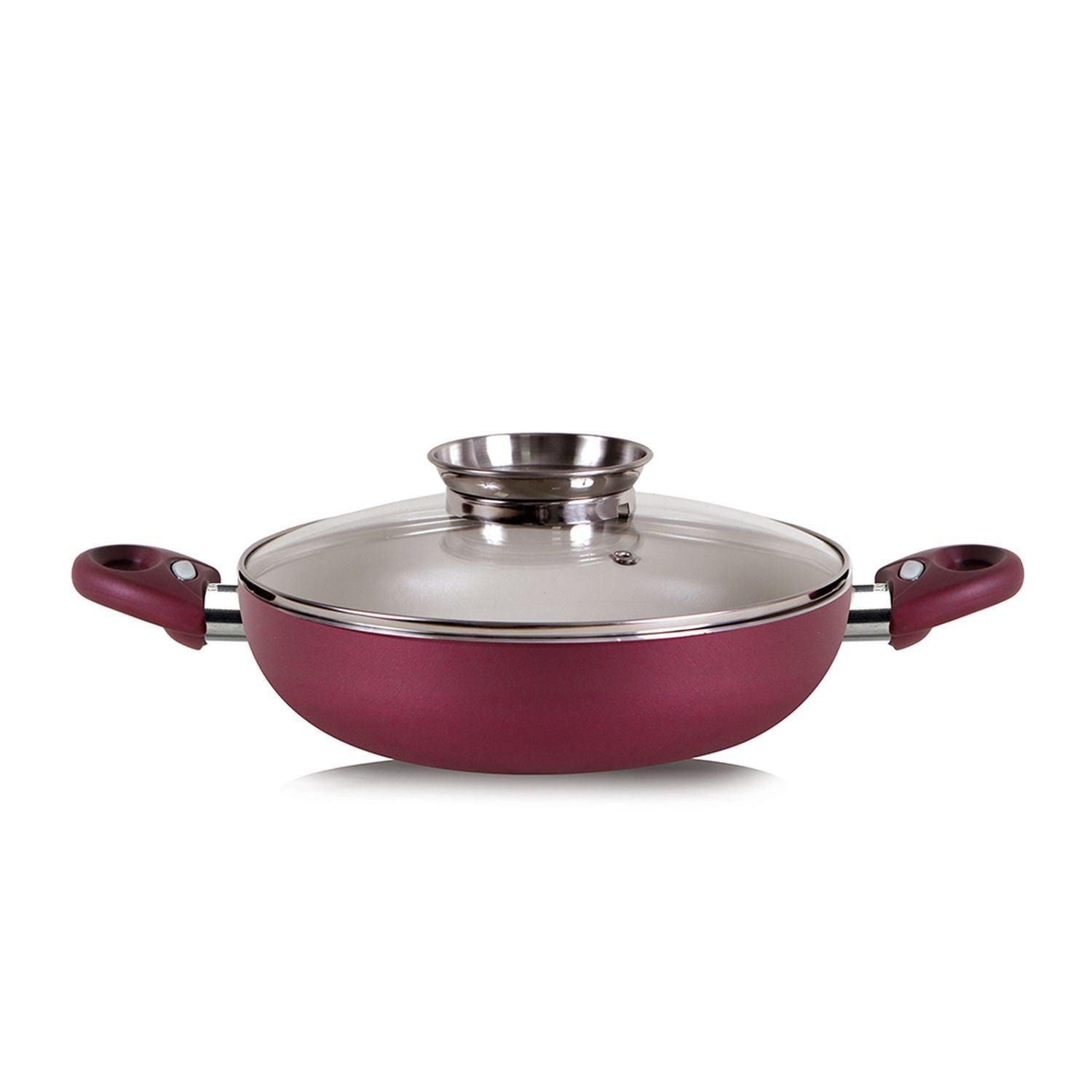 Poêle ronde Pensofal - Princess, 2 poignées, avec couvercle Aroma, 28 cm/11