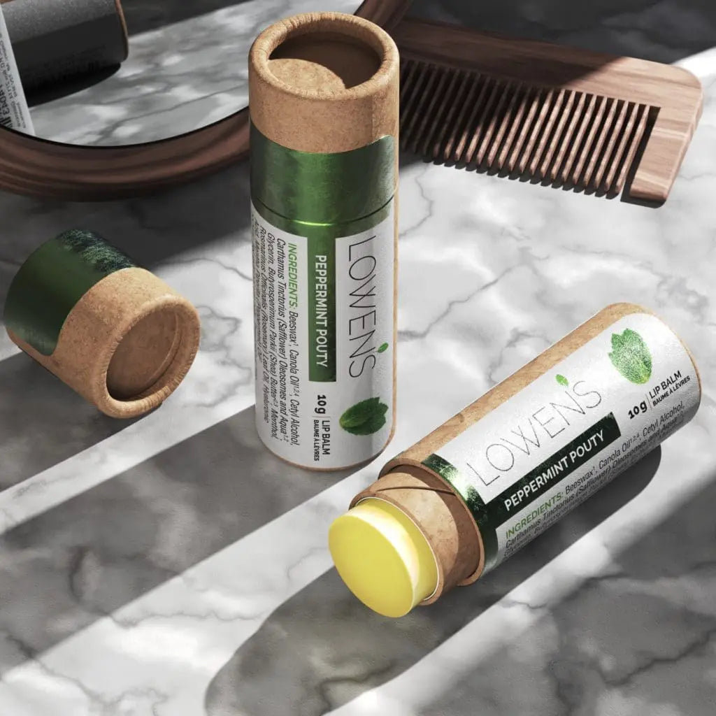 Peppermint Lip Balm | Peppermint Pouty Lip Balm