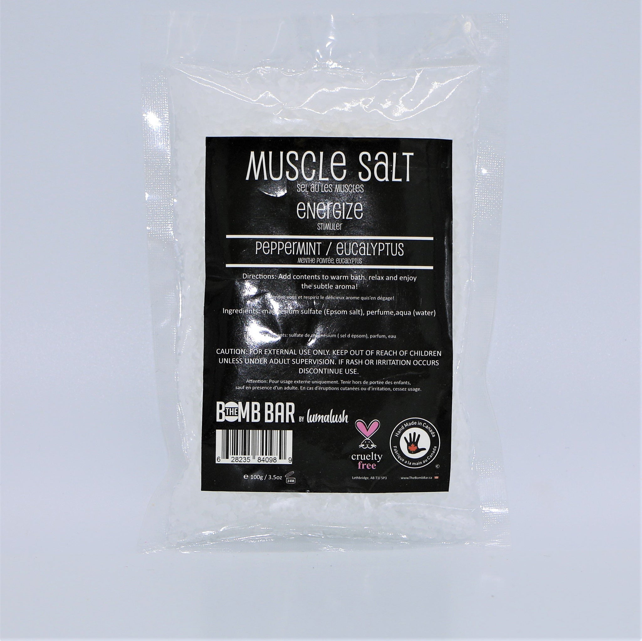 Muscle Salt Soak with Epsom Salt