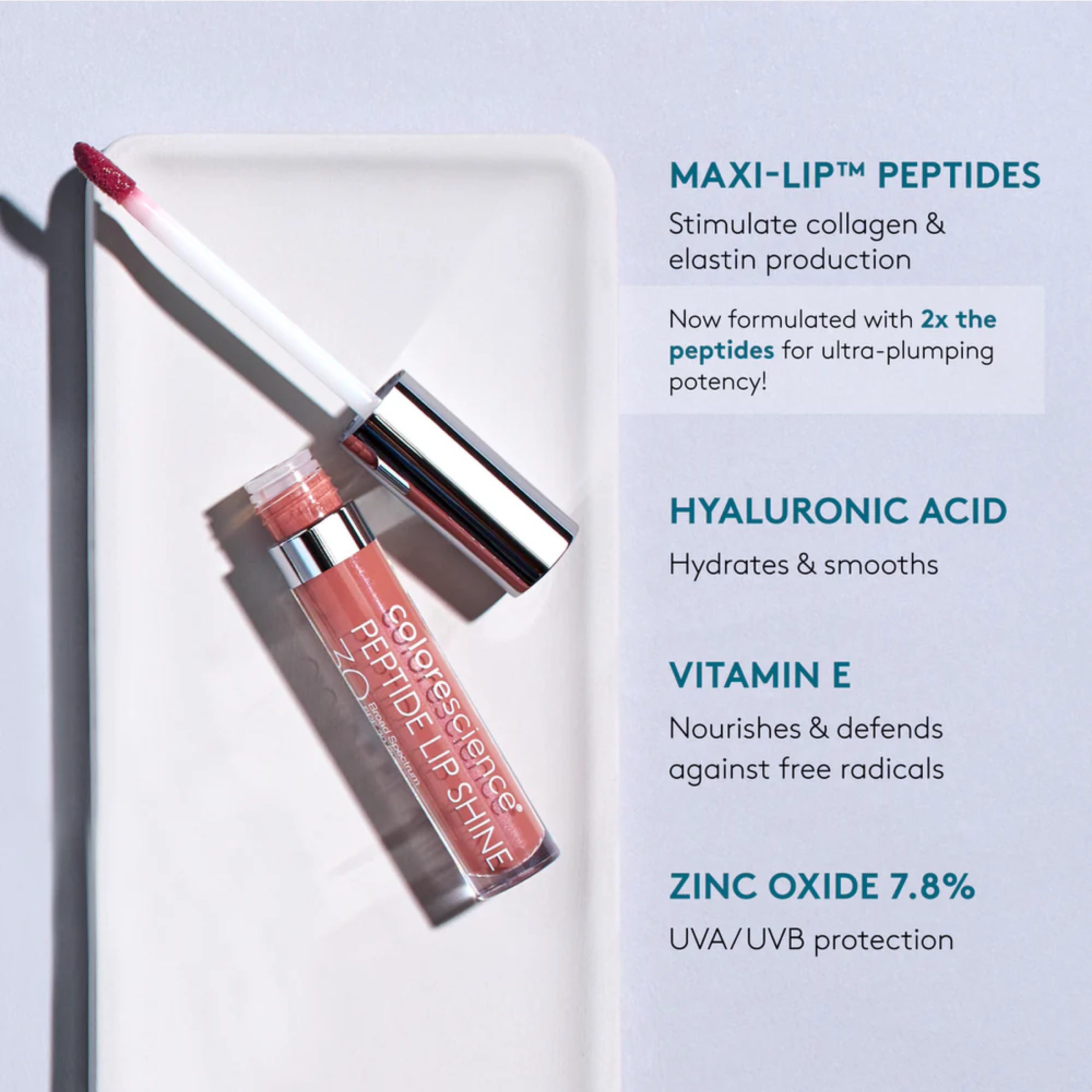 Colorescience Lip Shine Peptide - Savanna