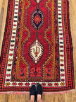 Persian Azerbaijan Soumak Runner | 3' 9