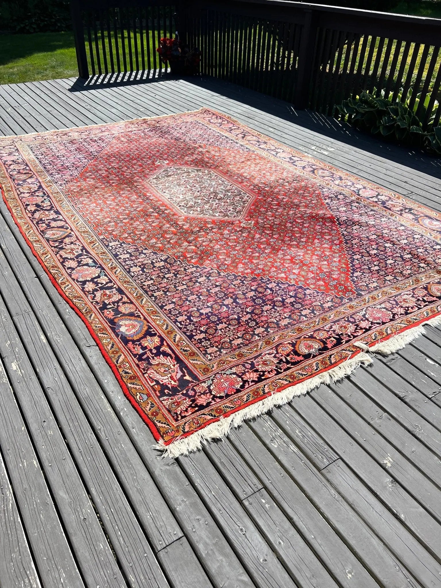 Persian Bidjar Rug | 7' 8