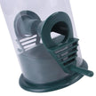 Outdoor Hanging Bird Feeder – Plastic Tube Feed Station for Wild Birds, Green