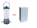 Outdoor Hanging Bird Feeder – Plastic Tube Feed Station for Wild Birds, Green
