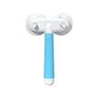 Double-Headed Negative Ion Self-Cleaning Pet Slicker Brush – Pink, Blue & Grey