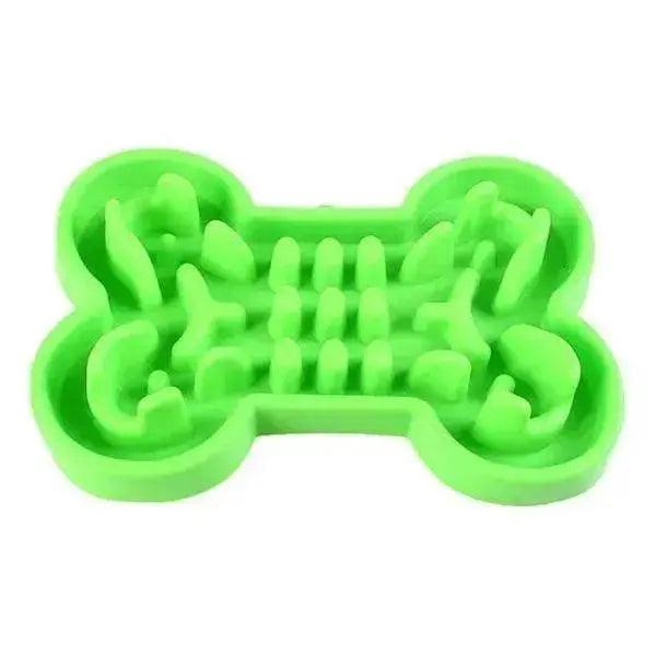 Pet Dog Slow Food Feeder Anti Choke Travel Bowl