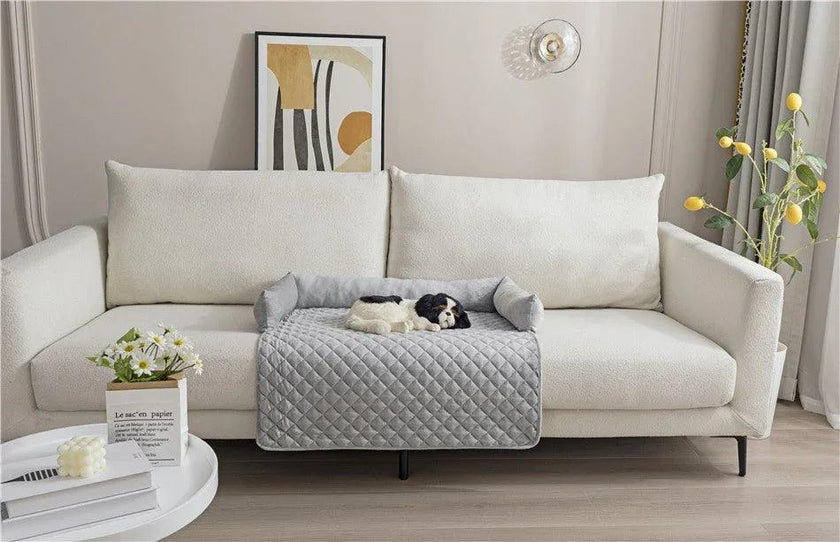 Pet Dog Sofa Bed – Plush Furniture Protector Mat for Dogs & Cats (75–135cm)