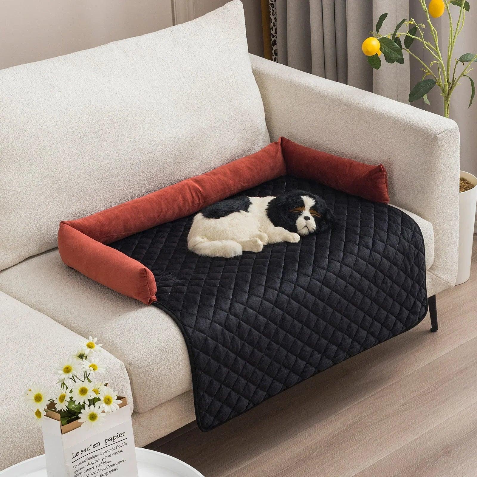 Pet Dog Sofa Bed – Plush Furniture Protector Mat for Dogs & Cats (75–135cm)