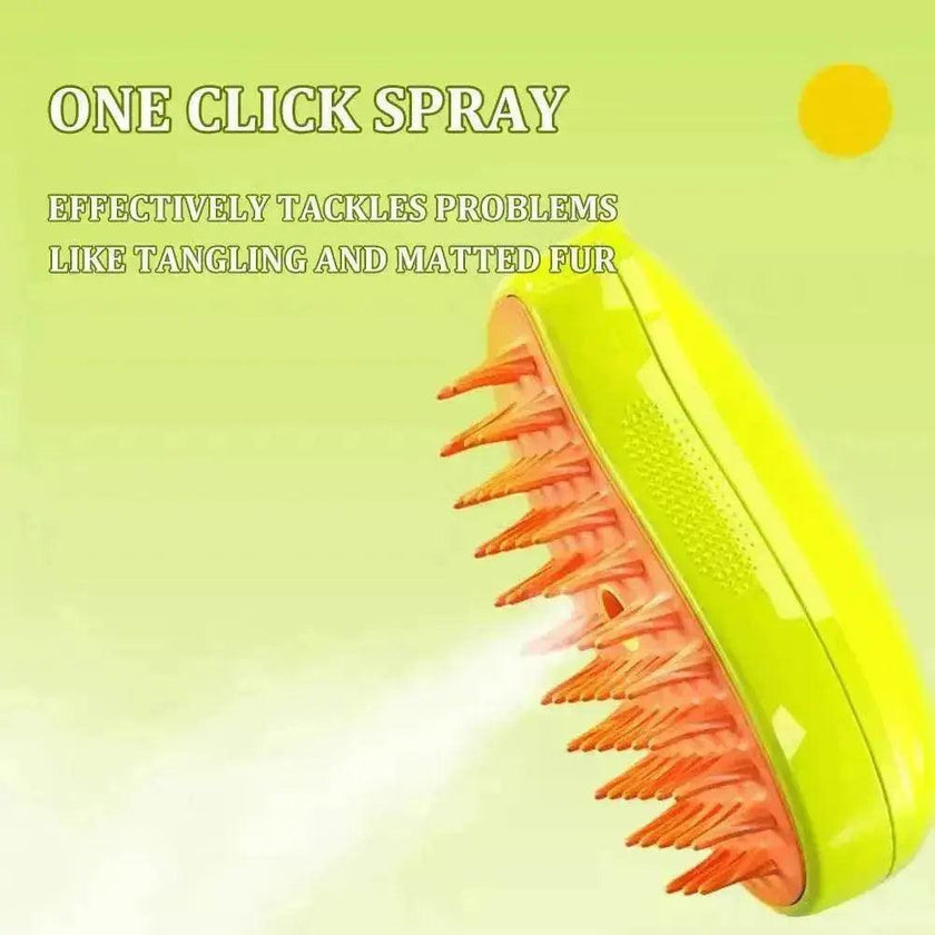 Pet Electric Spray Massage Comb Steam Brush