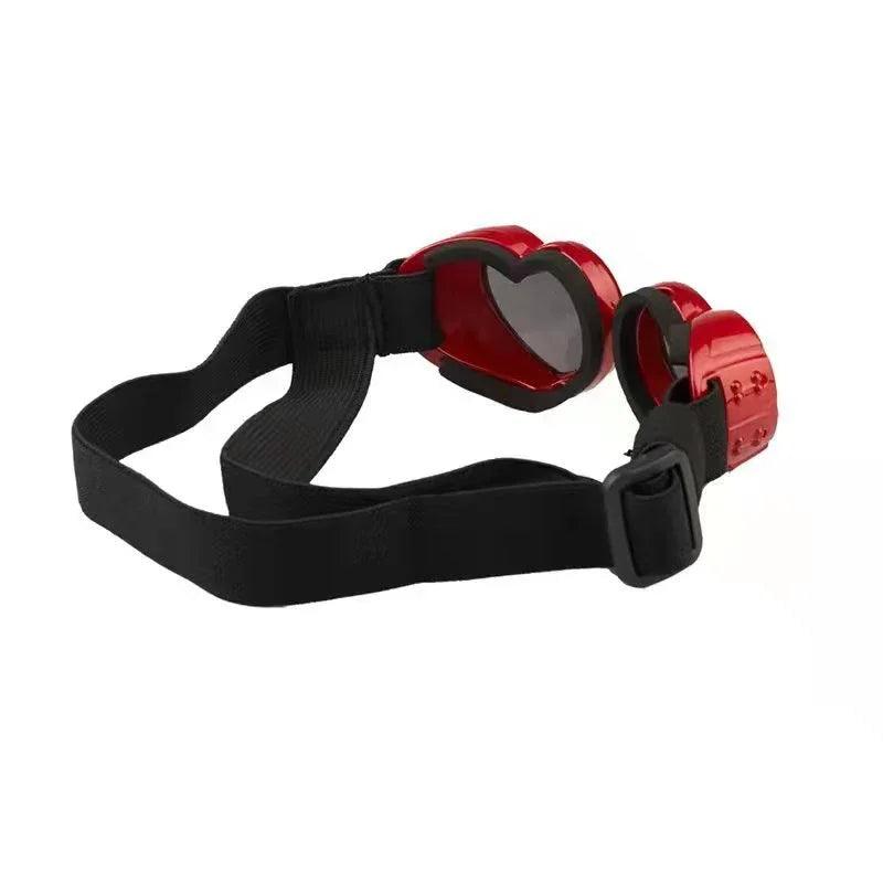 Dog Goggles Heart-Shaped Windproof Eye Protection Glasses for Small Dogs – 6 Colours