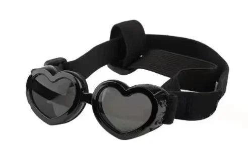 Dog Goggles Heart-Shaped Windproof Eye Protection Glasses for Small Dogs – 6 Colours