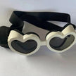 Dog Goggles Heart-Shaped Windproof Eye Protection Glasses for Small Dogs – 6 Colours