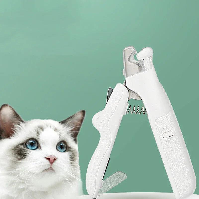 Pet Nail Clippers With LED Light – Dogs & Cats Grooming Trimmer