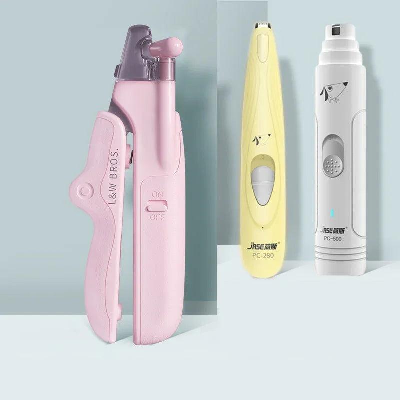 Pet Nail Clippers With LED Light – Dogs & Cats Grooming Trimmer
