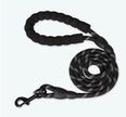 Reflective Dog Leash – Braided Nylon Rope with Padded Handle | 6 Colours, 3 Lengths