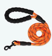 Reflective Dog Leash – Braided Nylon Rope with Padded Handle | 6 Colours, 3 Lengths