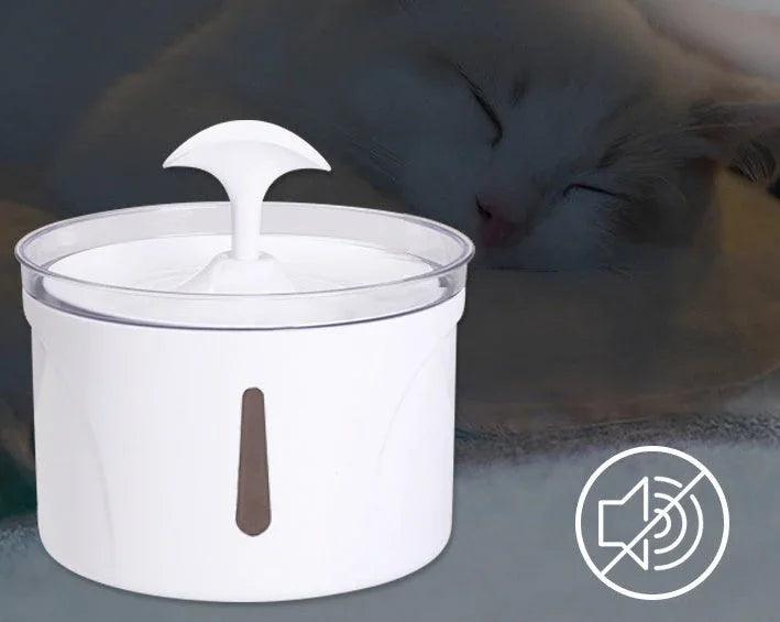 Pet Water Fountain Dispenser – Intelligent Automatic Circulating Filter, 2.5L for Cats & Dogs (White)