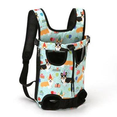 Pet Chest Bag – Front-Facing Dog & Cat Carrier Backpack (S/M/L/XL/XXL)
