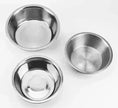 Pet pots, stainless tanks, dog bowls, feeding supplies.