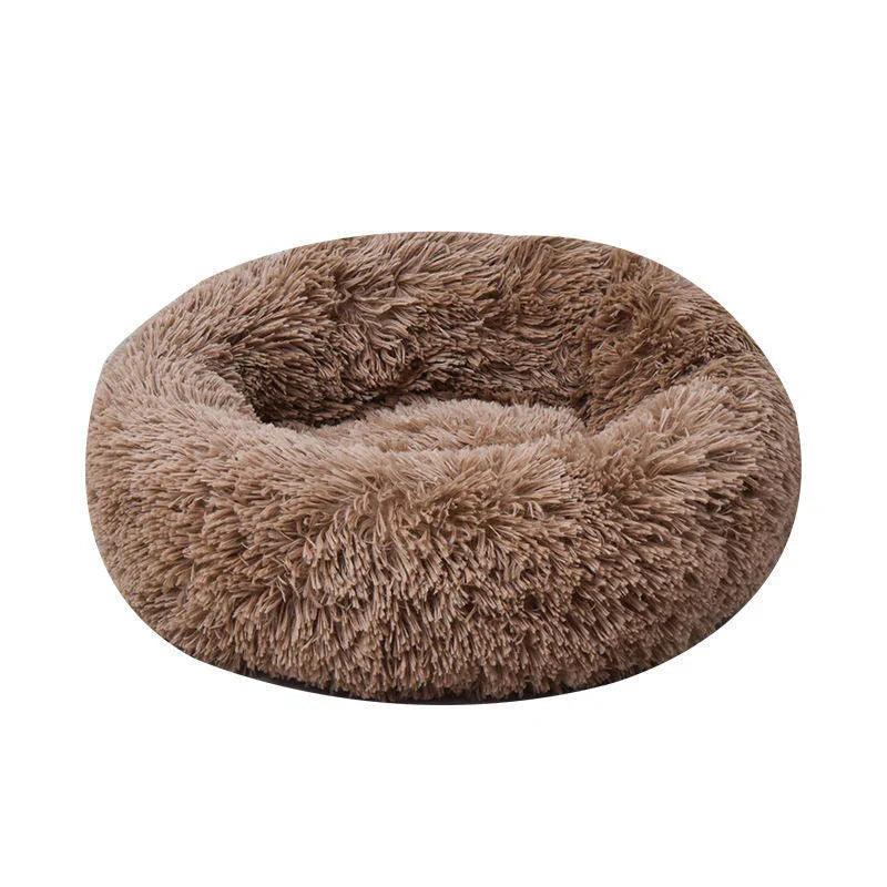 Calming Donut Pet Bed – Plush Round Dog & Cat Bed | 40cm to 120cm