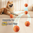 Electric Jumping Ball Dog Toy – Auto-Bouncing Luminous Interactive Pet Toy for Dogs & Cats (Blue, Orange)