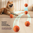 Electric Jumping Ball Dog Toy – Auto-Bouncing Luminous Interactive Pet Toy for Dogs & Cats (Blue, Orange)