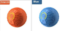 Electric Jumping Ball Dog Toy – Auto-Bouncing Luminous Interactive Pet Toy for Dogs & Cats (Blue, Orange)
