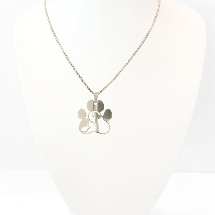 Pet Love Paw Print Necklace