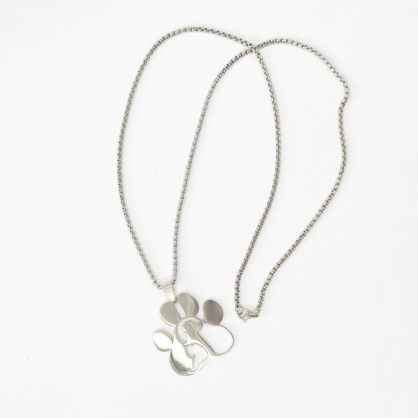 Pet Love Paw Print Necklace