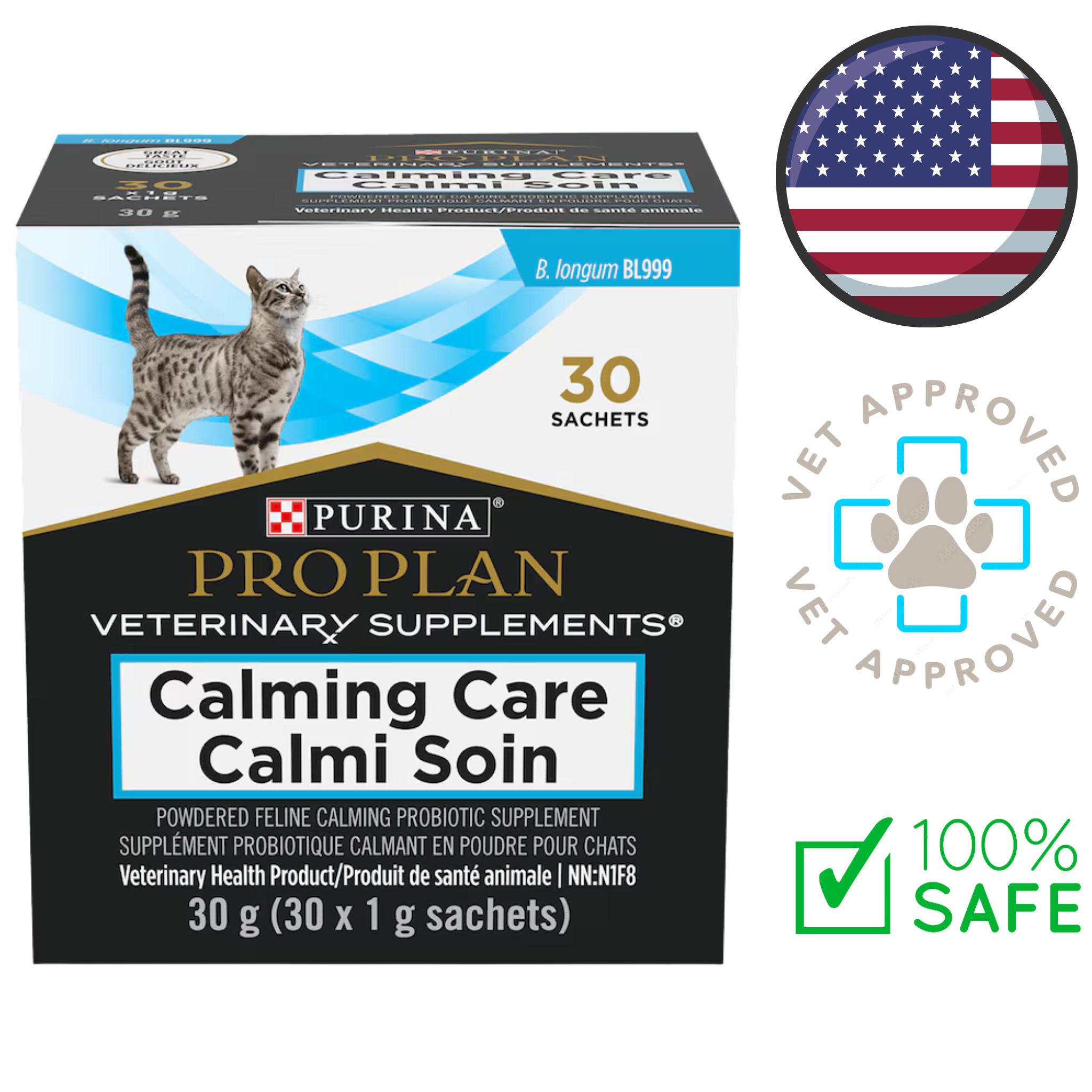 Purina - Pro Plan Calming Care Probiotic Cat Supplement