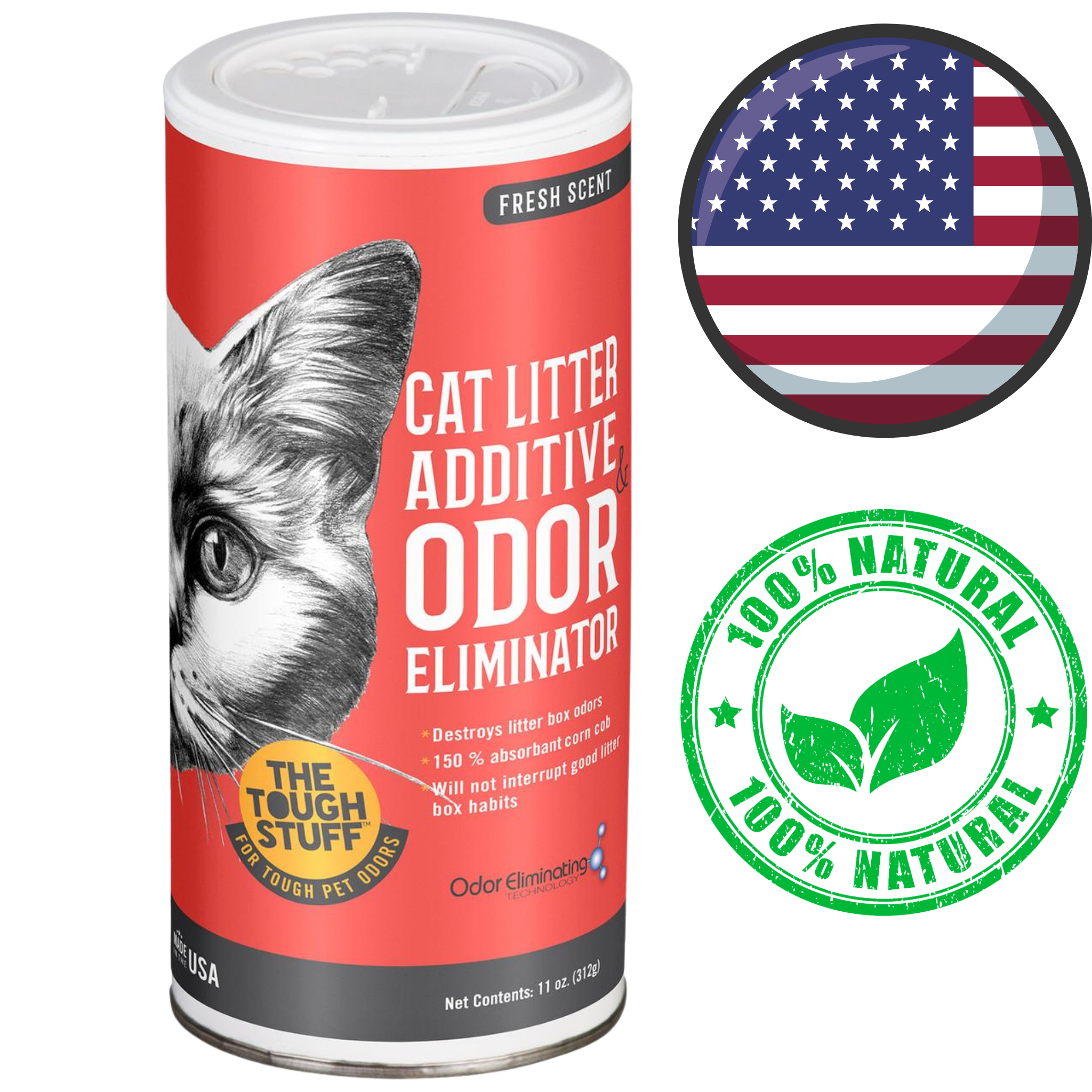 NILodor - Natural Touch Cat Litter Deodorizing Additive