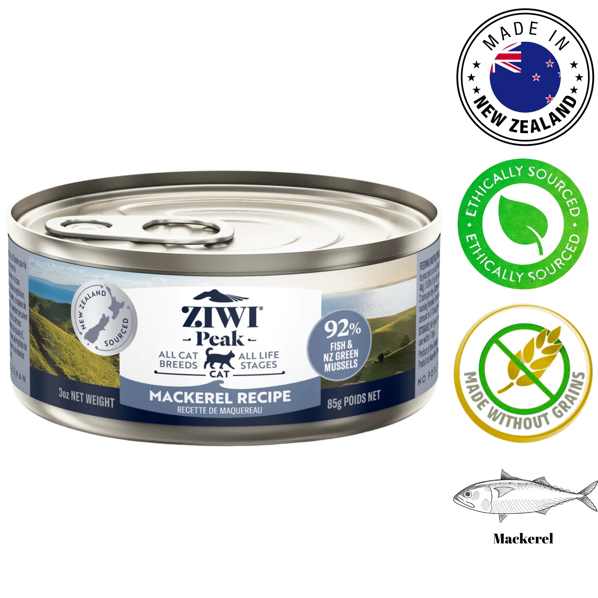 ZIWI - Mackerel Canned Cat Food