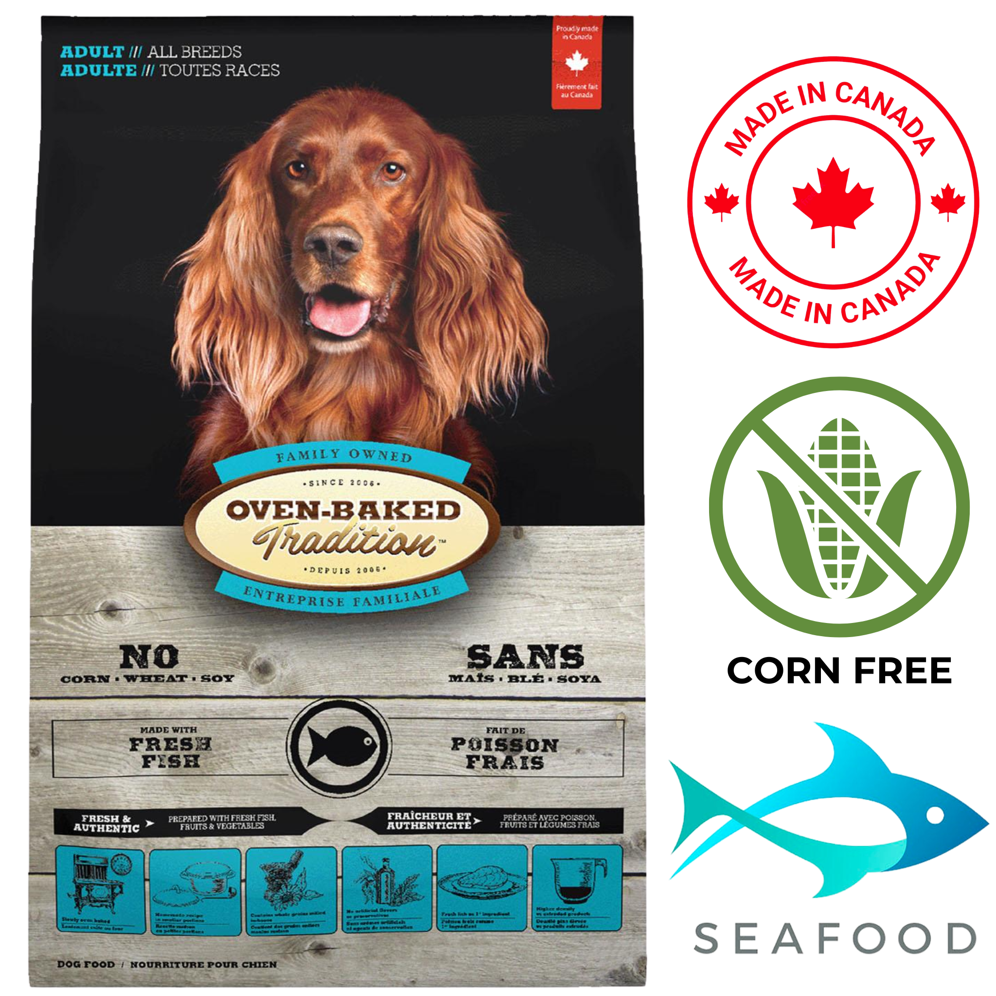 Oven-Baked Tradition - Adult Fish Dry Dog Food