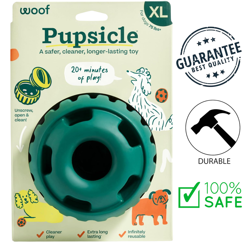 Woof - Pupsicle Green Dog Toy