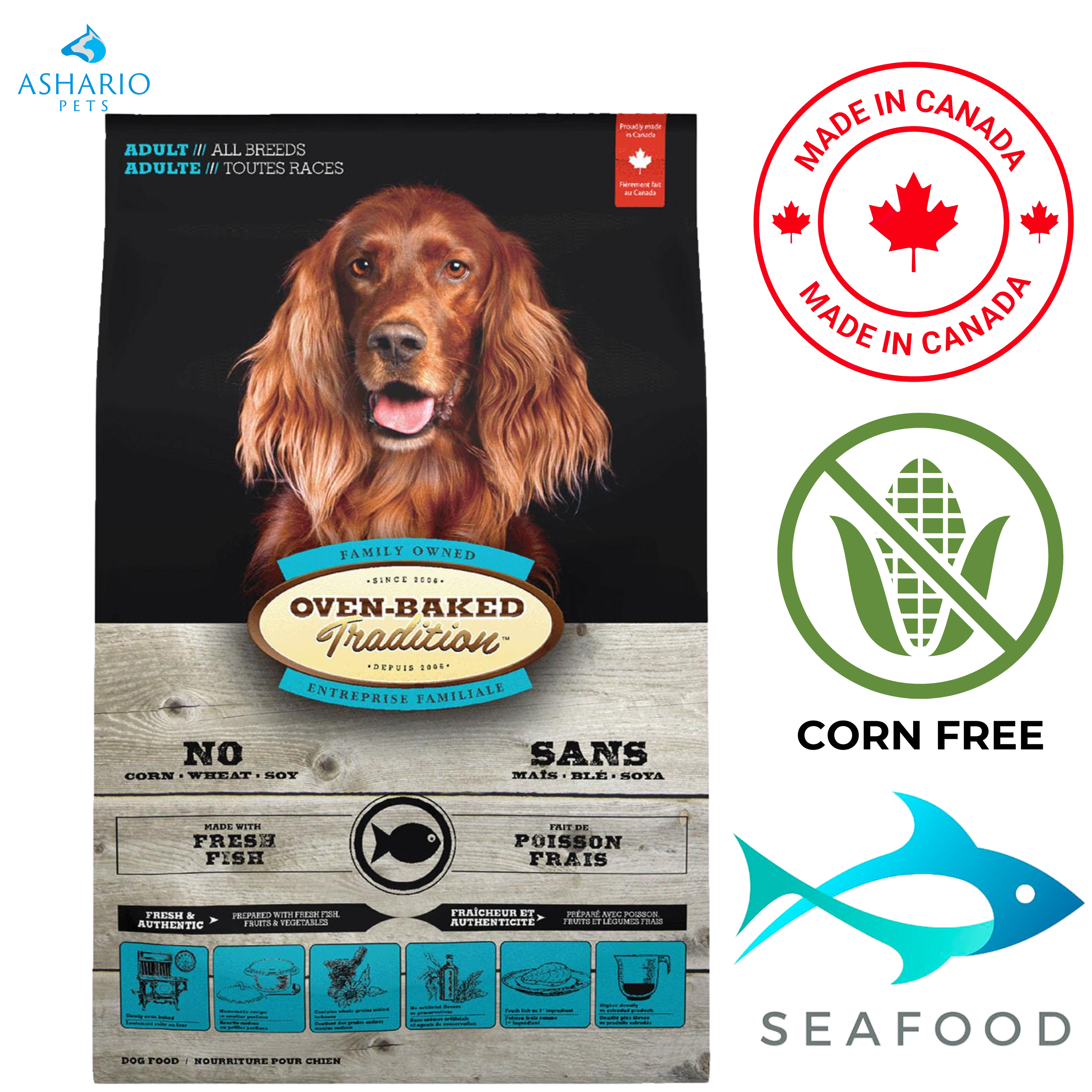 Oven-Baked Tradition - Adult Fish Dry Dog Food