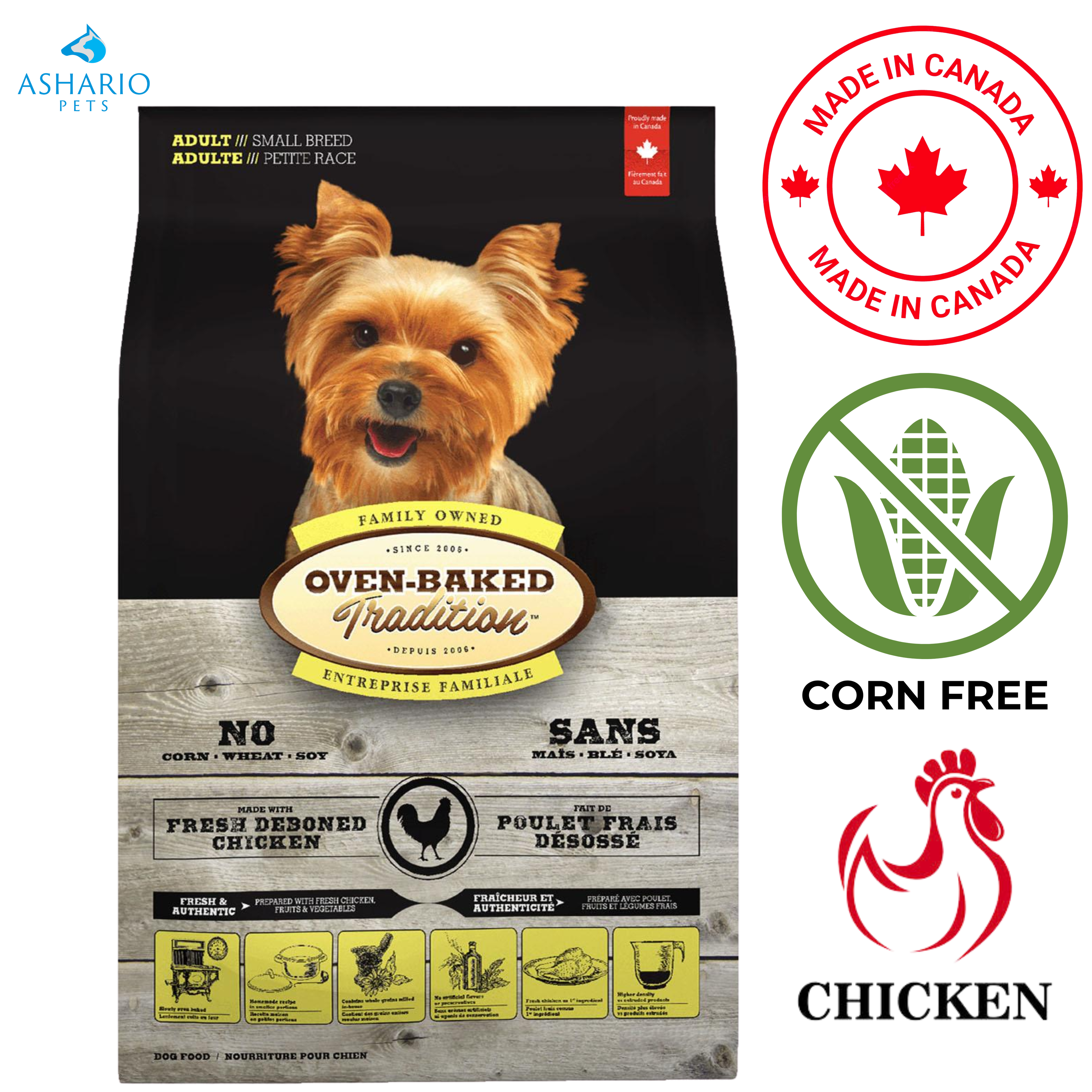 Oven-Baked Tradition - Adult Small Breed Chicken Dry Dog Food