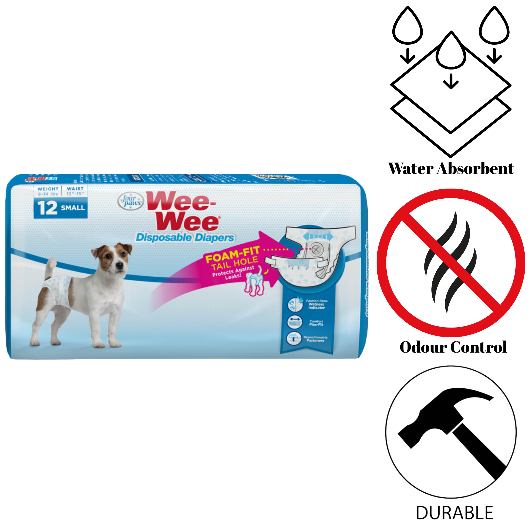 Four Paws - Wee-Wee Disposable Diapers