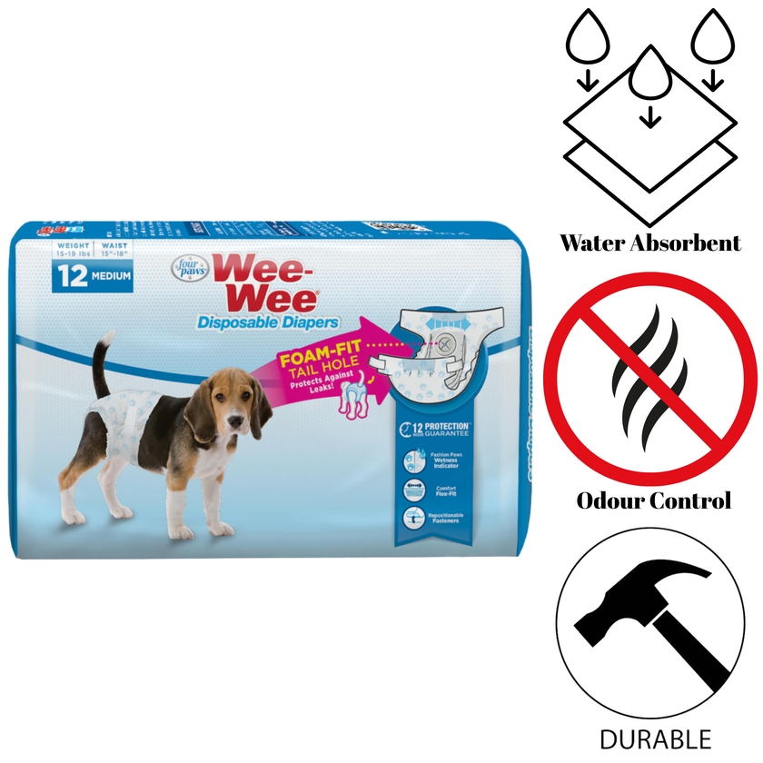 Four Paws - Wee-Wee Disposable Diapers
