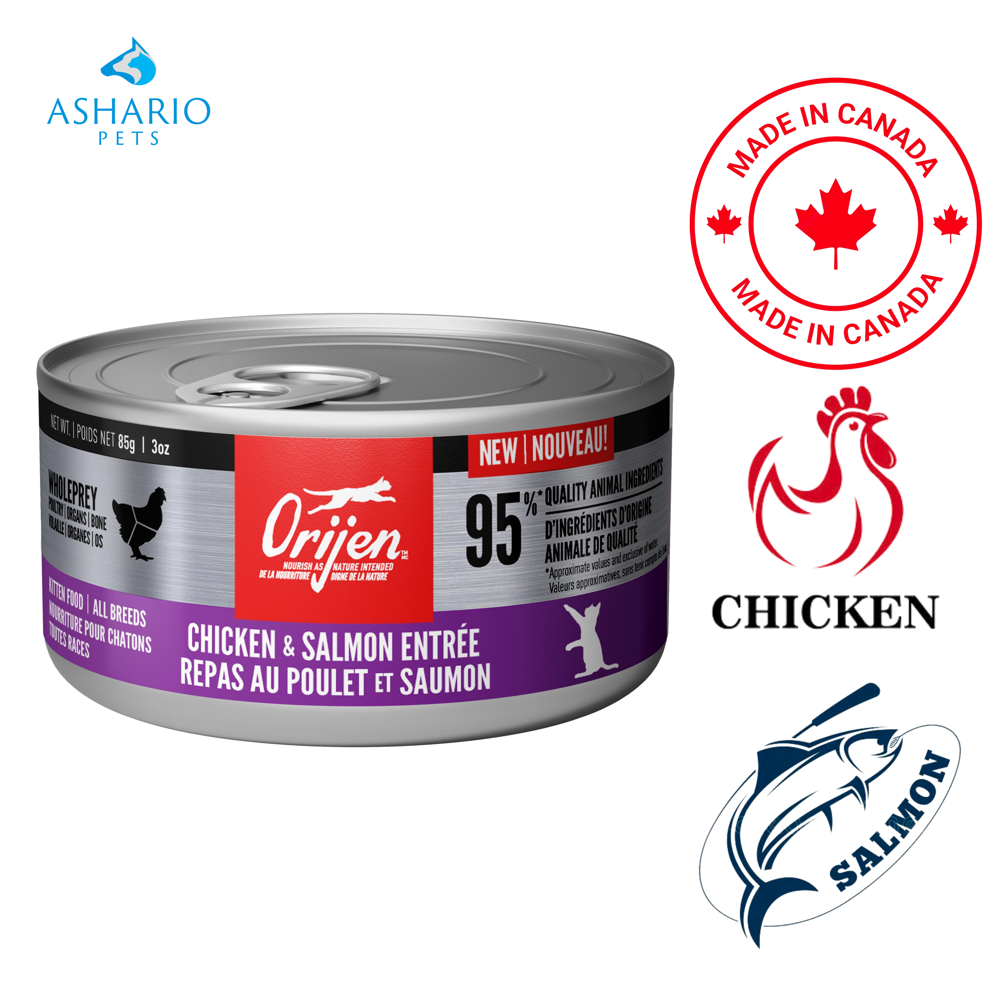 Orijen - Chicken & Salmon Entree Canned Cat Food
