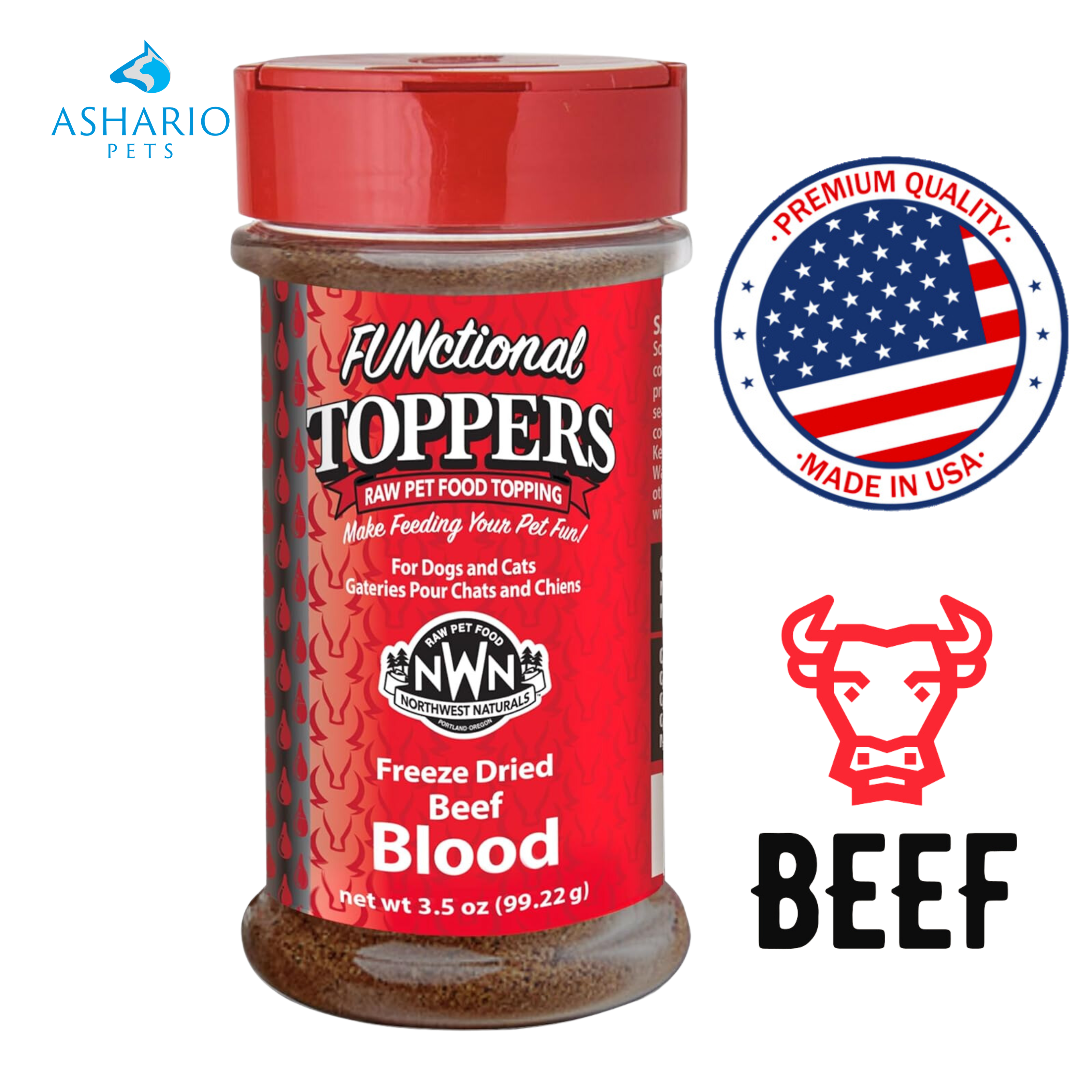 Northwest Naturals - Functional Toppers Beef Blood