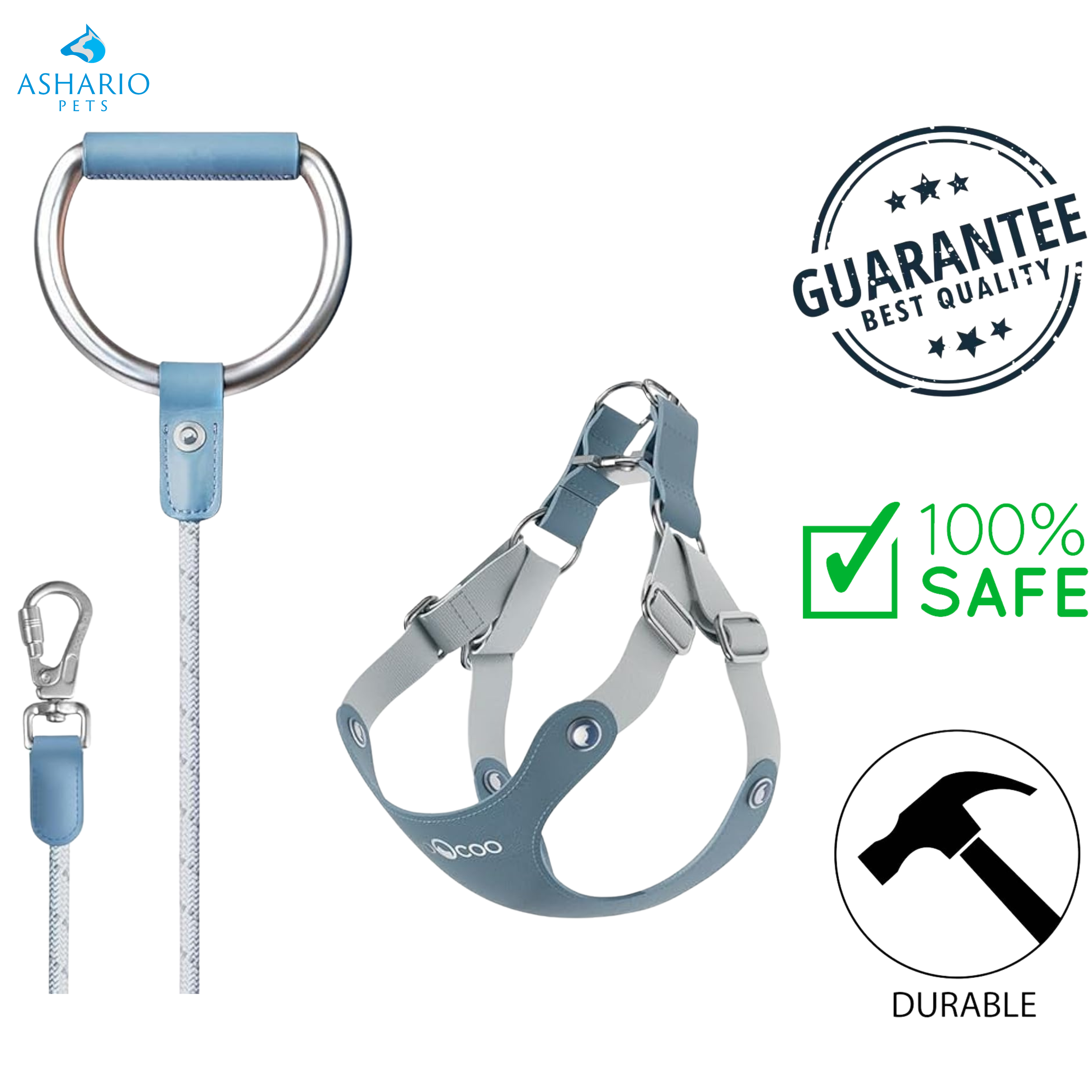 Voocoo - Dog Harness and Leash Set