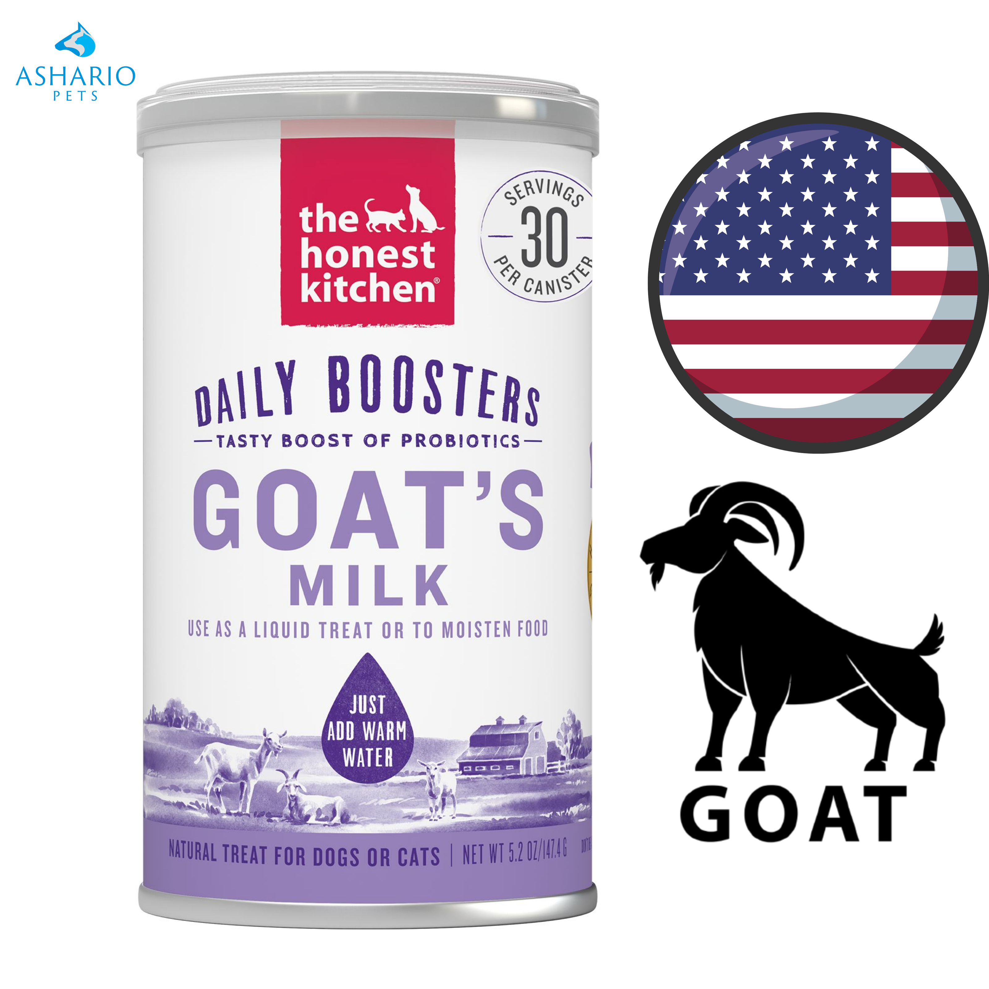 The Honest Kitchen - Dehydrated Goat's Milk Wet Dog Food Topper